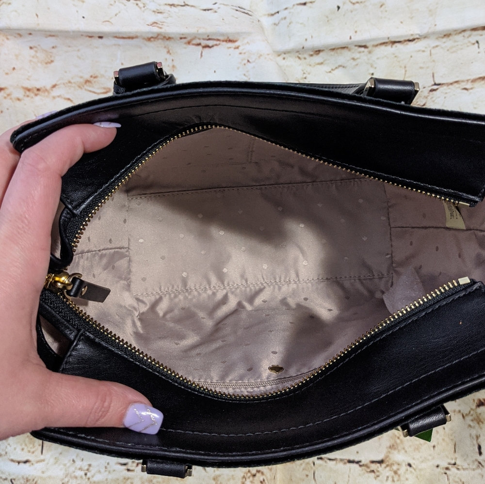 Kate Spade Small Cameron Hayden Velvet Satchel - Picture 8 of 8
